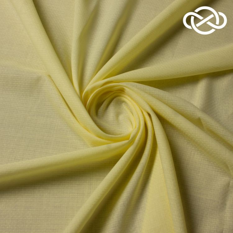 10322. Хлопок. Вуаль. Жаккард. Желтый ирис