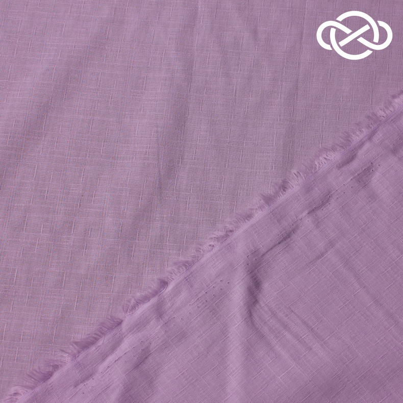 10329. Хлопок. Вуаль. Сирень от Tkani.site