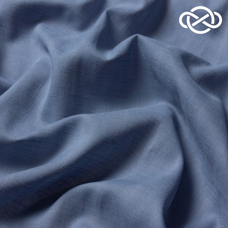 10330. Хлопок. Вуаль. Деним от Tkani.site