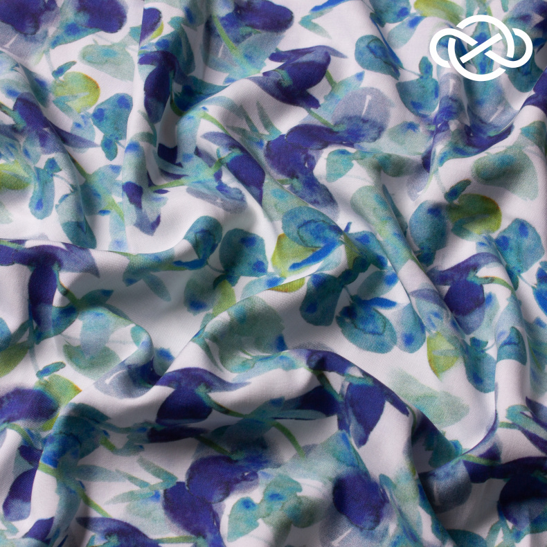 10333. Конкурс!!! Штапель. Вискоза. Принт от Tkani.site