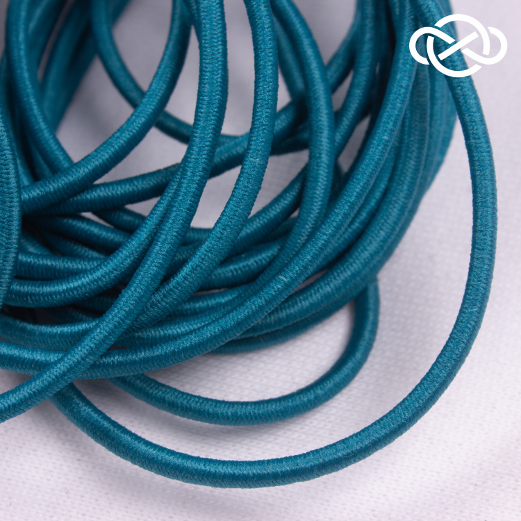 10334. Шляпная резинка круглая 10 метров. Ширина 3мм - фото 1