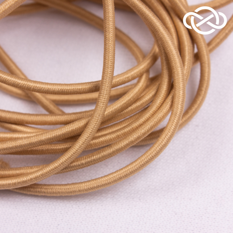 10335. Шляпная резинка круглая 10 метров. Ширина 3мм от Tkani.site