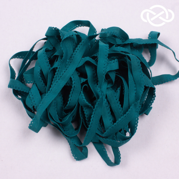 10338. Резинка бельевая декоративная 1см*10м (цена за упаковку)