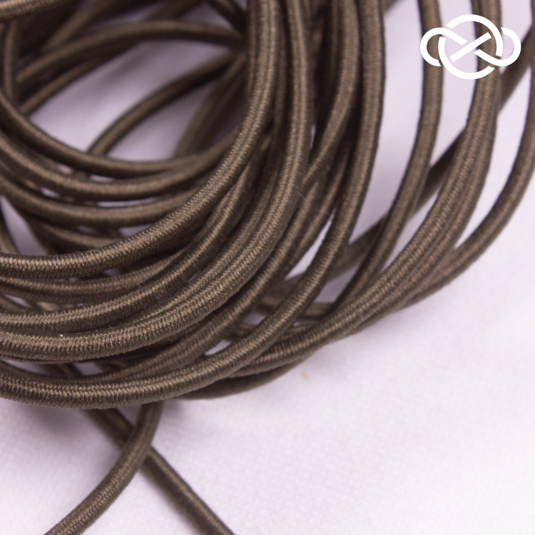 10340. Шляпная резинка круглая 10 метров. Ширина 3мм - фото 1