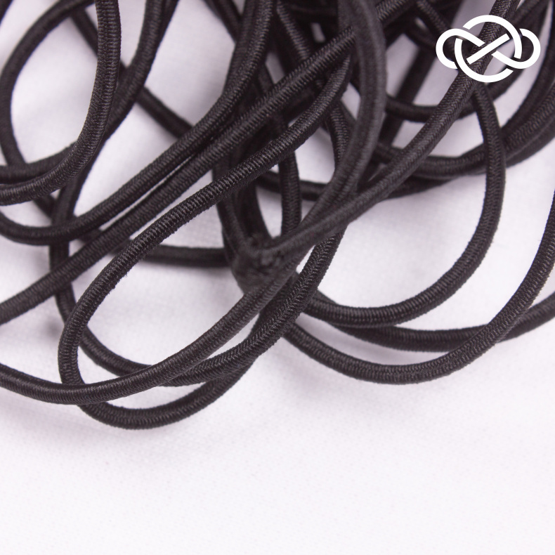 10343. Шляпная резинка круглая 10 метров. Ширина 3мм от Tkani.site