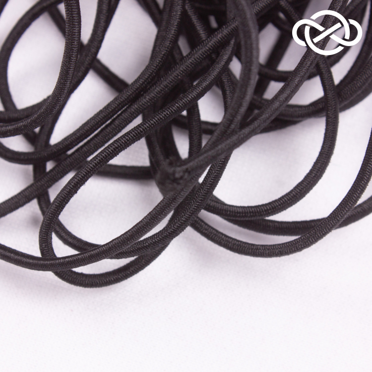 10343. Шляпная резинка круглая 10 метров. Ширина 3мм - фото 1