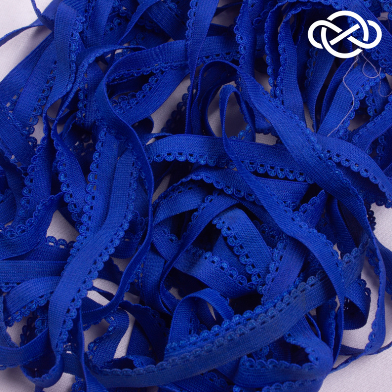 10349. Резинка бельевая декоративная 1см*10м (цена за упаковку) от Tkani.site