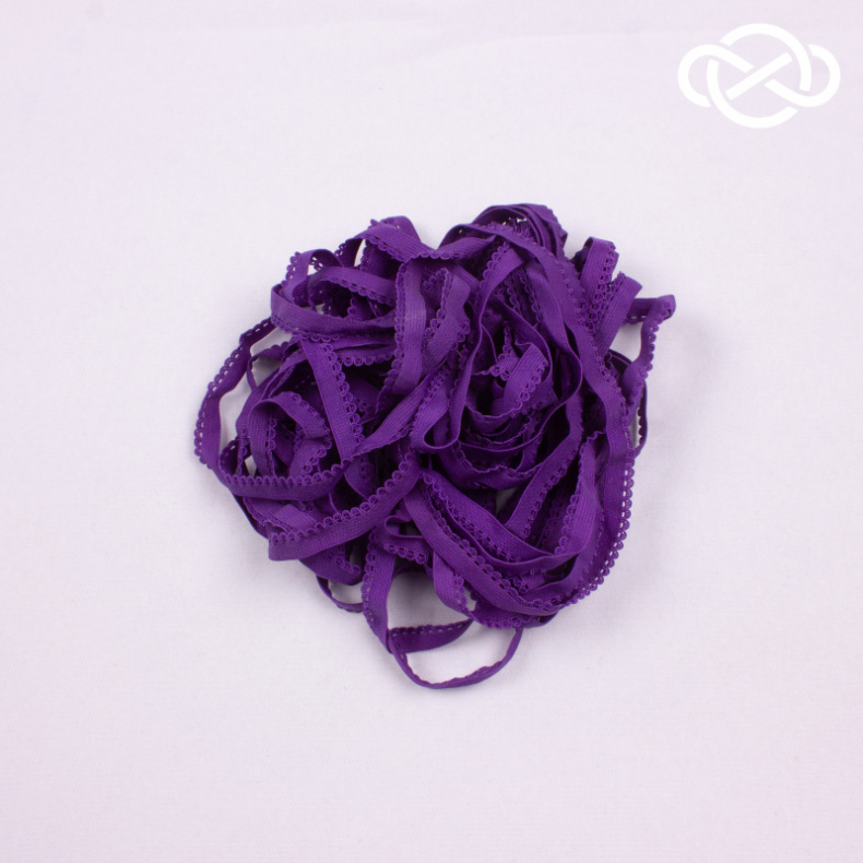 10351. Резинка бельевая декоративная 1см*10м (цена за упаковку) от Tkani.site