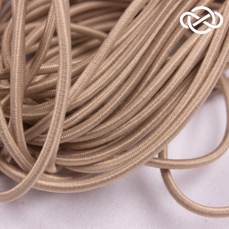 10353. Шляпная резинка круглая 10 метров. Ширина 3мм от Tkani.site