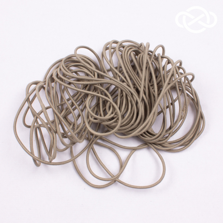 10356. Шляпная резинка круглая 10 метров. Ширина 3мм