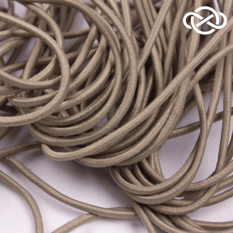 10356. Шляпная резинка круглая 10 метров. Ширина 3мм от Tkani.site