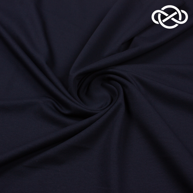 10182. Футер 2-х нитка. Петля. Темно-синий. Уценка!!! от Tkani.site