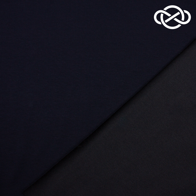 10182. Футер 2-х нитка. Петля. Темно-синий. Уценка!!! - фото 1