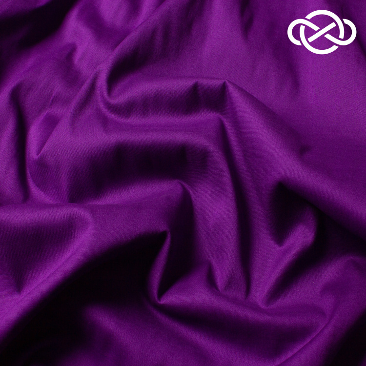 10366. Поплин. Хлопок. Фиолетовый. Уценка!!! - фото 1