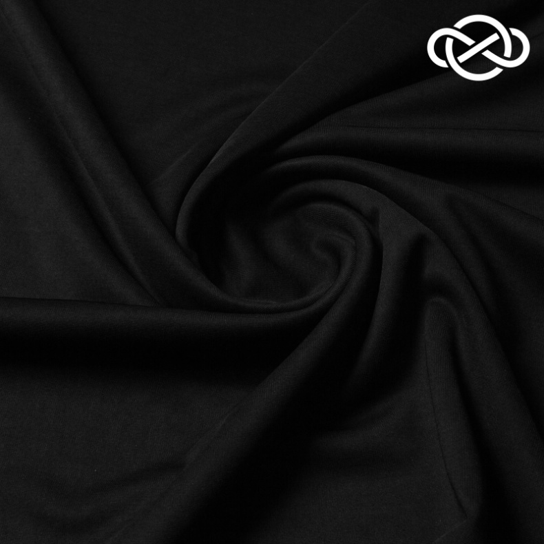 10367. Джерси. Черный. Уценка!!! от Tkani.site