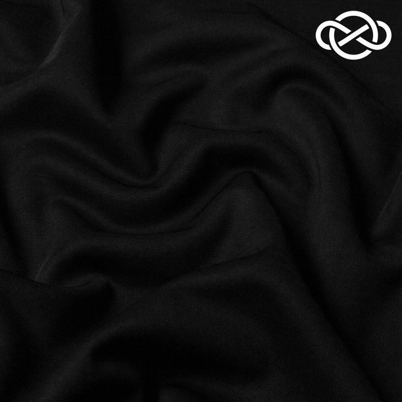 10367. Джерси. Черный. Уценка!!! от Tkani.site