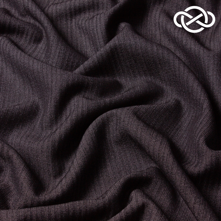 10370. Костюмная поливискоза. В полоску - фото 1