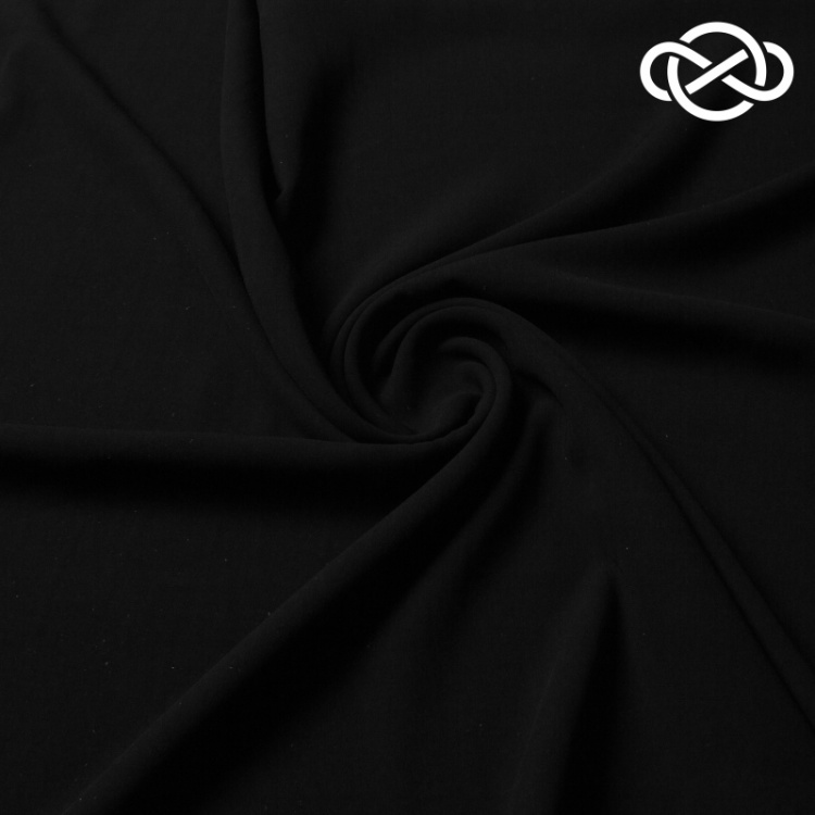 10372. Плательная вискоза. Черный