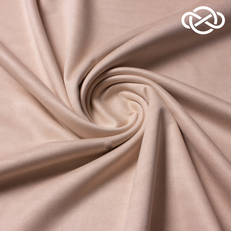 10374. Замша на трикотаже. Бискотти