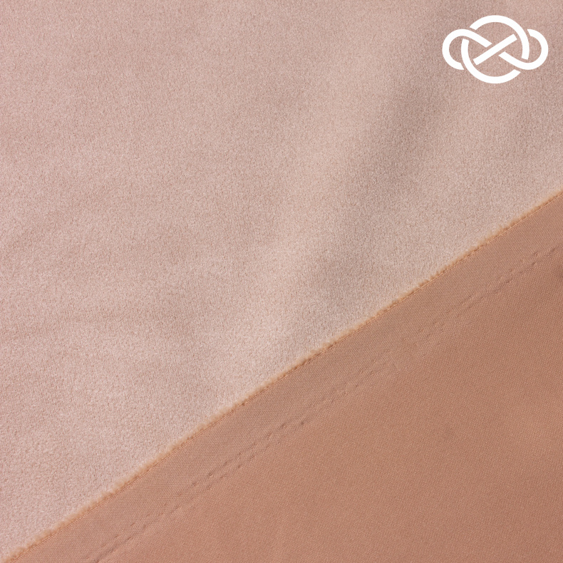 10374. Замша на трикотаже. Бискотти от Tkani.site