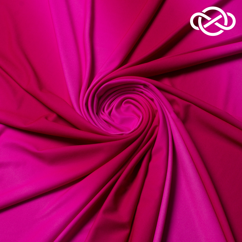 10376. Трикотажное полотно. Масло. Деграде.Принт. от Tkani.site