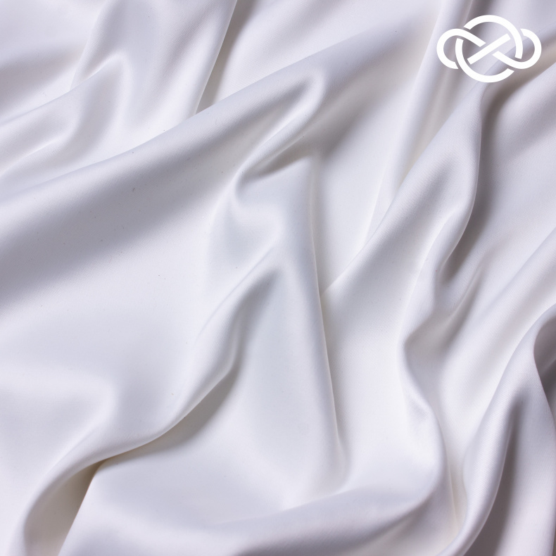 10381.  Атлас "Русский сатин" Милк от Tkani.site