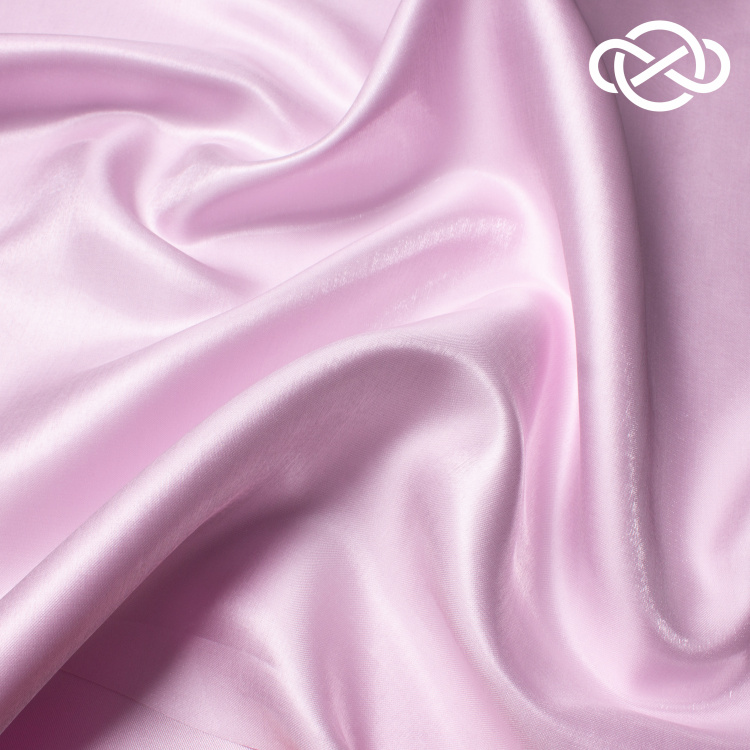 10383. Мерцающий атлас с нейлоном. Нежно-розовый - фото 1