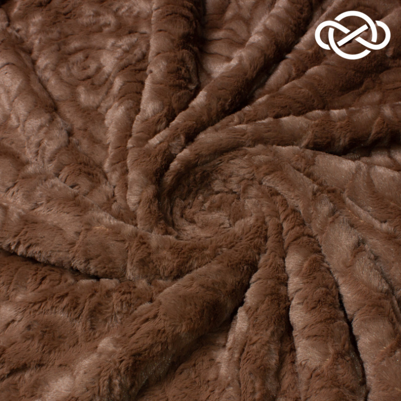 10386. Искусственный мех. Вельбоа. Кэмел от Tkani.site