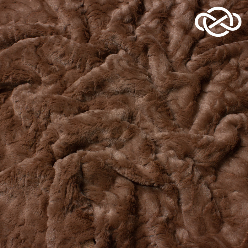 10386. Искусственный мех. Вельбоа. Кэмел. Уценка!!! от Tkani.site