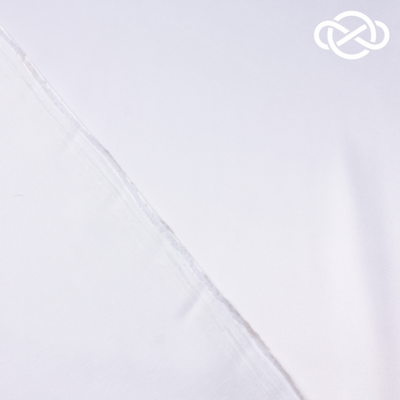 10388.  Атлас "Русский сатин" Молочный от Tkani.site