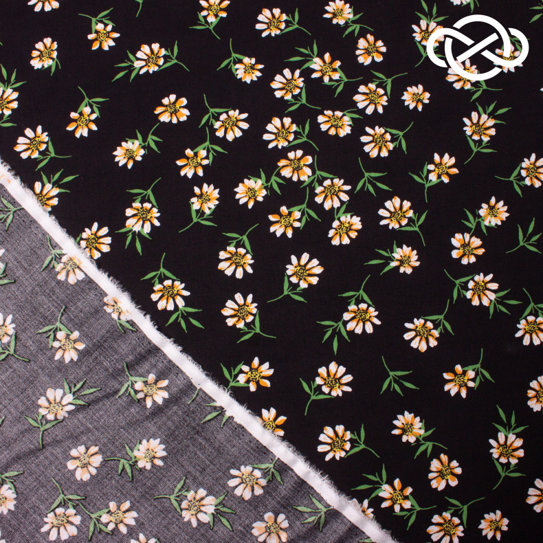 10389. Конкурс!!! Штапель. Вискоза. Принт от Tkani.site