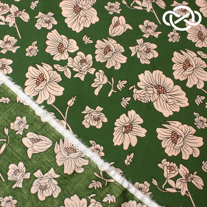 10390. Конкурс!!! Штапель. Вискоза. Принт от Tkani.site