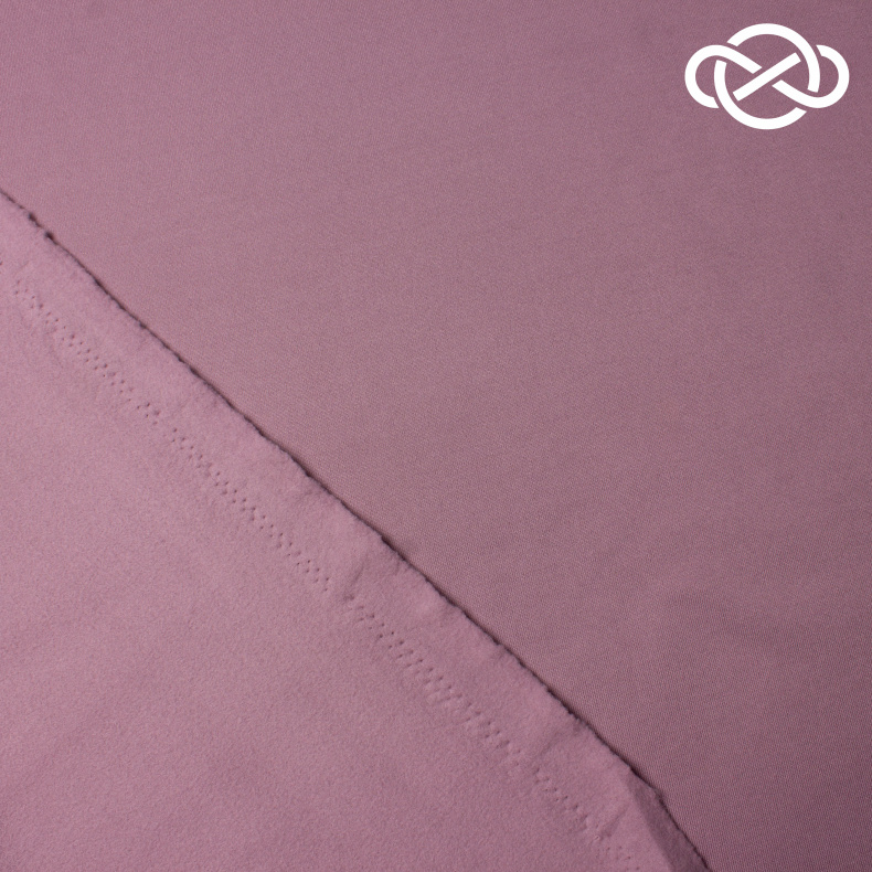 10392. Футер 3-х нитка с начесом. Balenciaga. Розовый дым от Tkani.site