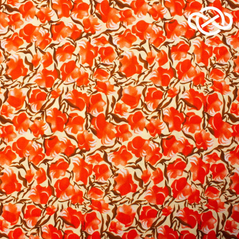 10395. Конкурс!!! Штапель. Вискоза. Принт от Tkani.site