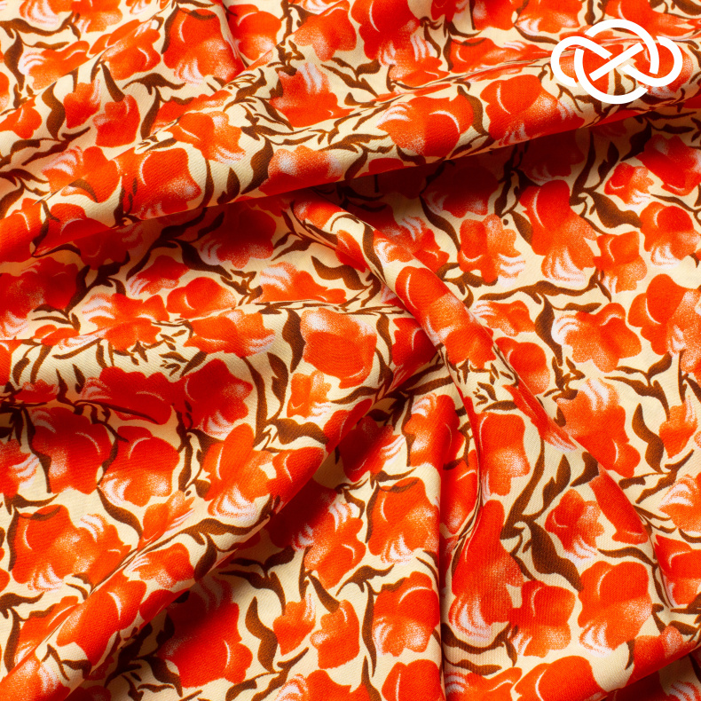 10395. Конкурс!!! Штапель. Вискоза. Принт от Tkani.site