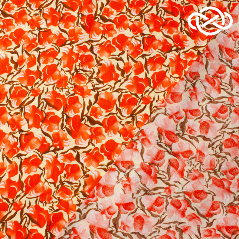 10395. Конкурс!!! Штапель. Вискоза. Принт от Tkani.site