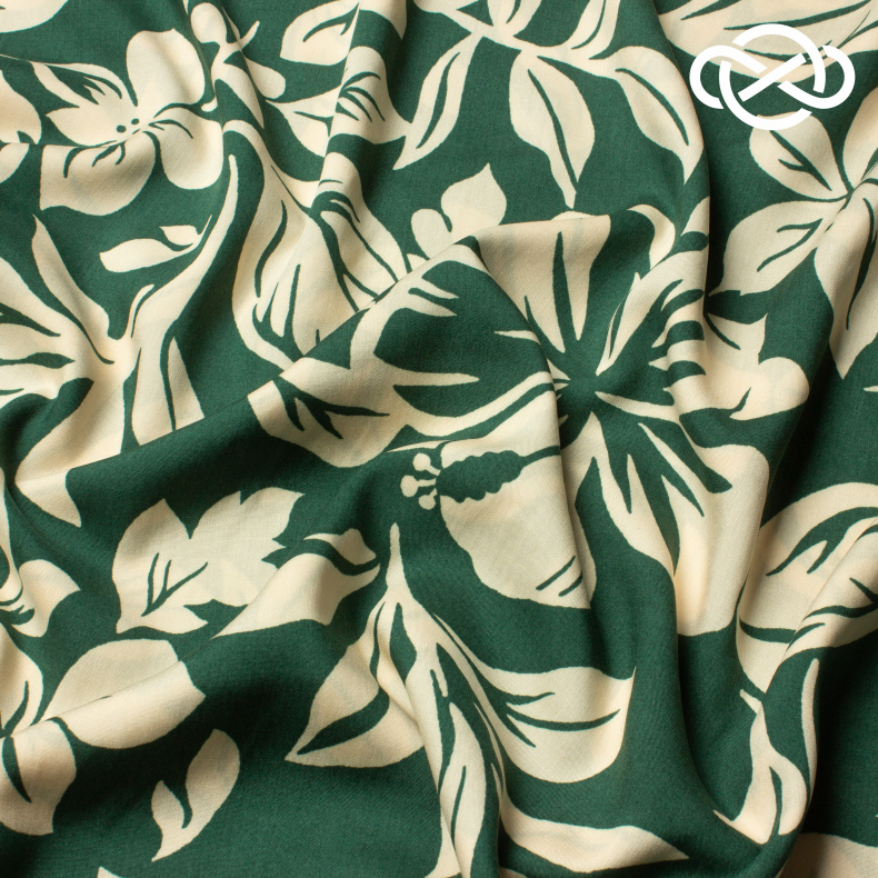 10397. Конкурс!!! Штапель. Вискоза. Принт от Tkani.site