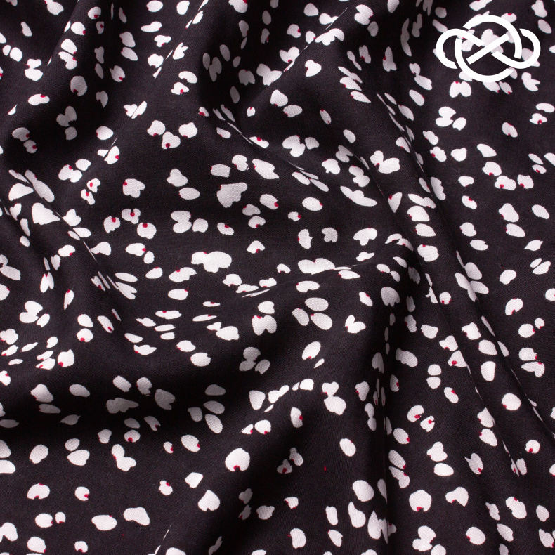 10399. Конкурс!!! Штапель. Вискоза. Принт от Tkani.site