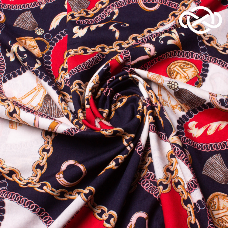 10401. Конкурс!!! Штапель. Вискоза. Принт - фото 1