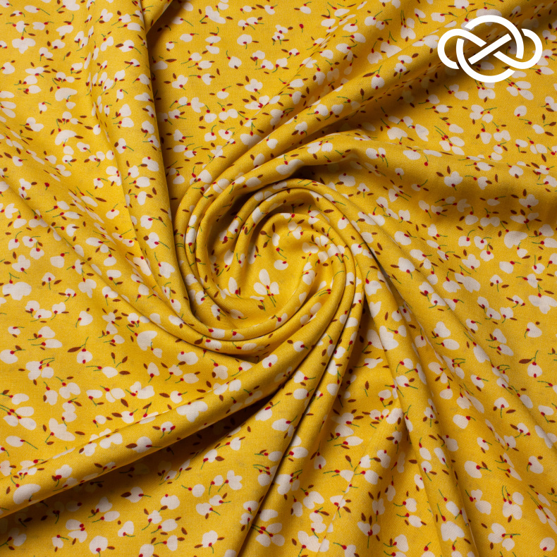 10406. Конкурс!!! Штапель. Вискоза. Принт от Tkani.site