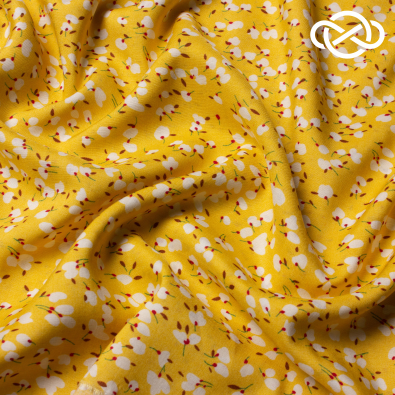 10406. Конкурс!!! Штапель. Вискоза. Принт от Tkani.site