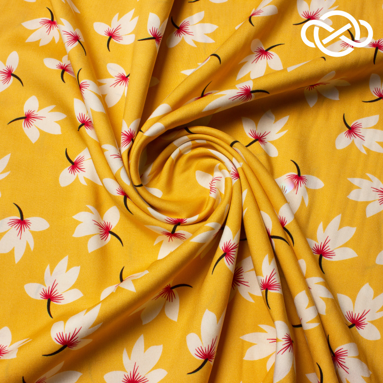 10407. Конкурс!!! Штапель. Вискоза. Принт от Tkani.site