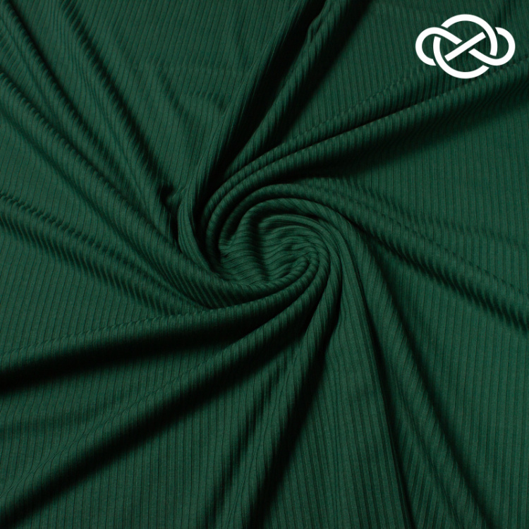 10412. Трикотажное полотно. Лапша . Темно-зеленый