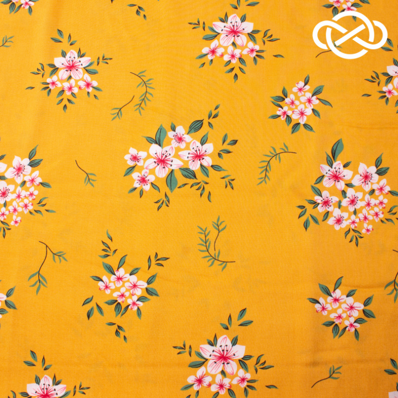 10422. Конкурс!!! Штапель. Вискоза. Принт от Tkani.site