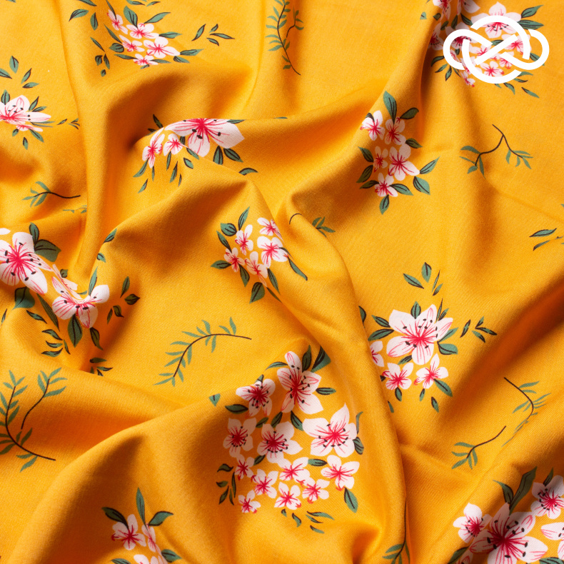 10422. Конкурс!!! Штапель. Вискоза. Принт от Tkani.site