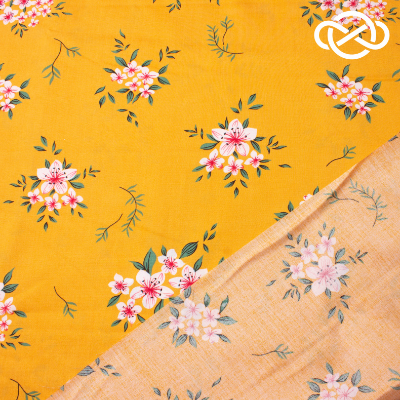 10422. Конкурс!!! Штапель. Вискоза. Принт от Tkani.site