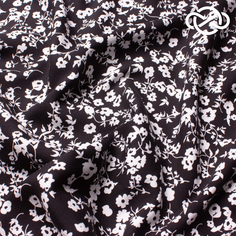 10426. Конкурс!!! Штапель. Вискоза. Принт от Tkani.site