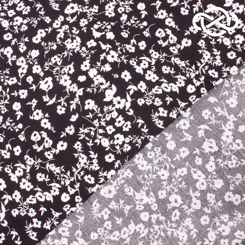 10426. Конкурс!!! Штапель. Вискоза. Принт от Tkani.site