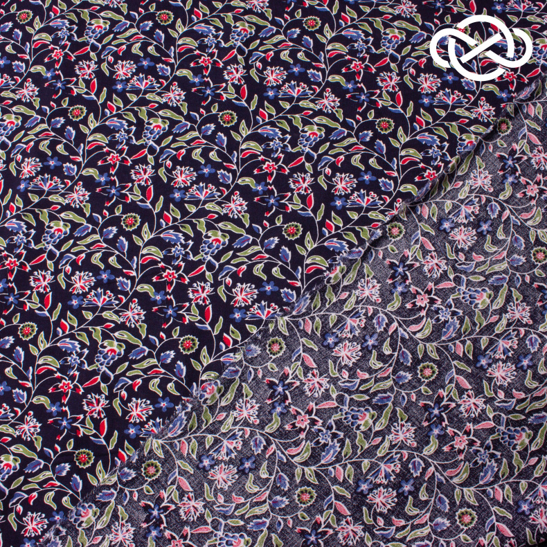 10428. Конкурс!!! Штапель. Вискоза. Принт от Tkani.site