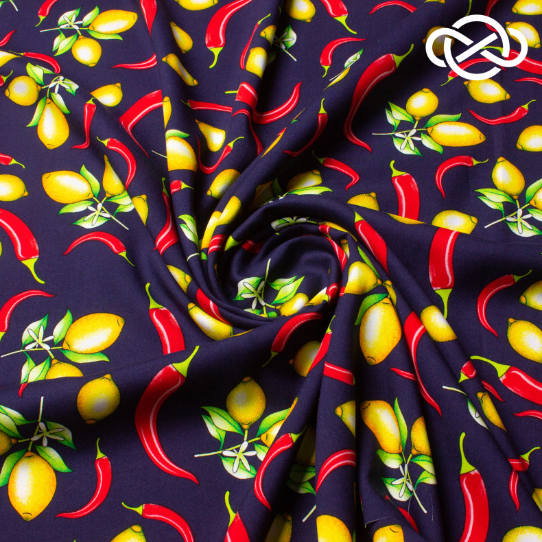 10431. Конкурс!!! Штапель. Вискоза. Принт от Tkani.site